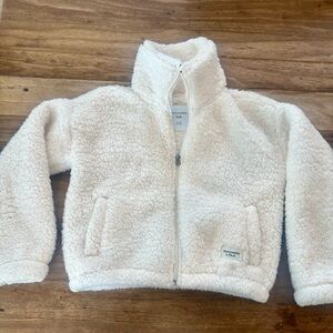 Abercrombie kids furry jacket
